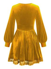 Celure Vestido informal minimalista de uso diario para tallas grandes