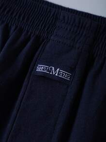 Set de 3 slips tipo bóxer holgados y con cintura elástica a cuadros para hombres, ropa interior corta para verano, talla grande
