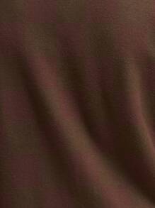 Musero 针织棋盘格纽扣上衣 - 彩色 - 查看 6