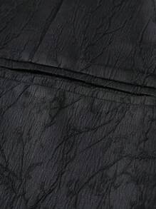 Manfinity Mode 大码男式 2 件套纯色翻领长袖西装外套和裤子