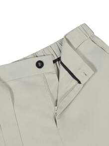 Manfinity Mode Pantalones casuales de hombre de Manfinity Mode - Pantalones de traje de negocios versátiles y de moda, de color liso y corte slim, regalo ideal para novio, pantalones blancos de hombre