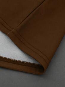 Aesthetic Post 男士复古做旧芝加哥字母图案黑白拼接连帽衫 - 彩色 - 查看 4