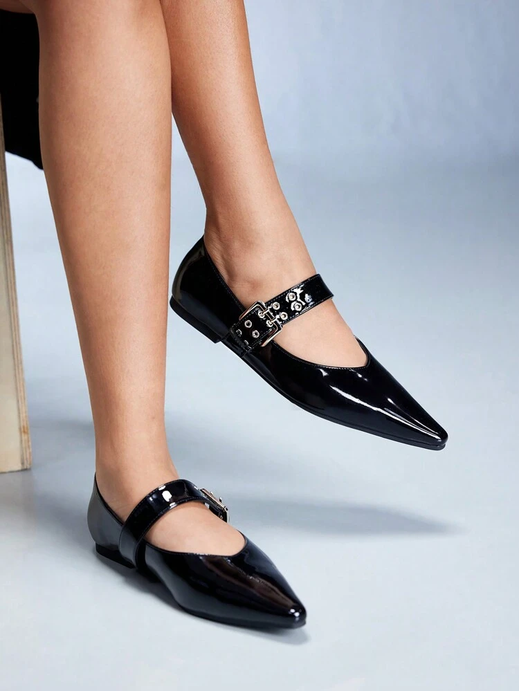 CUCCOO GRLICON Women's Fashion Versatile Pointed Toe Flats