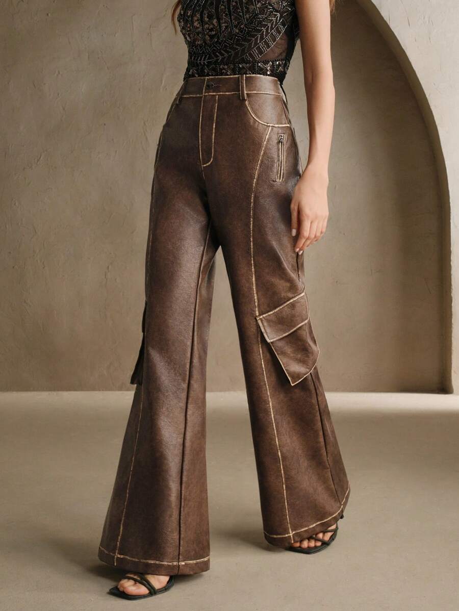 Pantalon Décontracté Ample Pour Femme