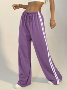 StreetHx Drawstring Straight Leg Casual Sweatpants, Simple & Fashion For Daily Wear Graduation,Back To School Outfits,Graduation,Teacher Outfits For Women,Back To School