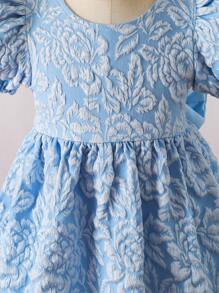 SHEIN 适合年轻女孩的简约时尚休闲日常连衣裙 - 彩色 - 查看 7