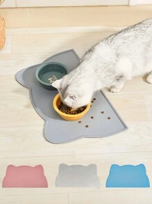Waterproof Pet Food Mat For Dog & Cat - Non Slip, Easy To Clean Feeding Mat For Dogs And Cats - Protects Floors From Spills And Messes Keep Ground Clean - Multicolor - View 1