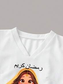 PopScrub 手术服制服上衣，简约时尚，休闲日常穿着 - 彩色 - 查看 3