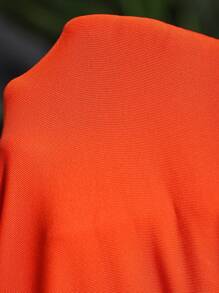 Slaydiva Plus Size Women Western Wear 2025 New Rave Easter Outfit Old Money Style Country Concert Going Out Festival Tropical Vacation Summer Casual Simple All-Match Sexy Camisole Plus Size A-Line Dress - Orange - View 10