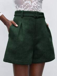 Maija Shorts de verano 2025 Nuevos para mujer con bolsillos laterales y diseño de bajo, apropiados para uso diario casual de negocios, elegante para vacaciones en la playa, ideal para invitada de boda, festival de música en el campo, brunch, aeropuerto, estilo retro de los 90 de Estocolmo, 4 de Julio