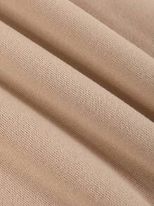 Manfinity Homme 男士纯色长袖连帽运动衫，带口袋，休闲日常穿着