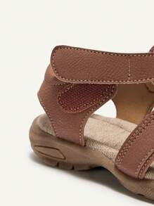 1 Paio di Sandali Casual Vintage Carini Antiscivolo per Bambini/Bambini Piccoli, Sandali Piatti Estivi da Spiaggia