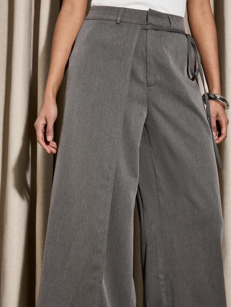 Tailored Wide Leg Office Pants