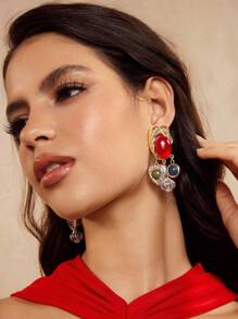 SHEIN SXY 简约时尚女士耳环、休闲及日常服饰