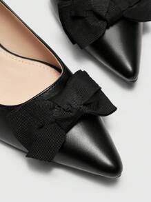 CUCCOO CHICEST Flat Casual Slip-On Shoes For Women, Simple & Fashionable For Daily Wear Spring Shoes Spring Break Easter - Black - View 3