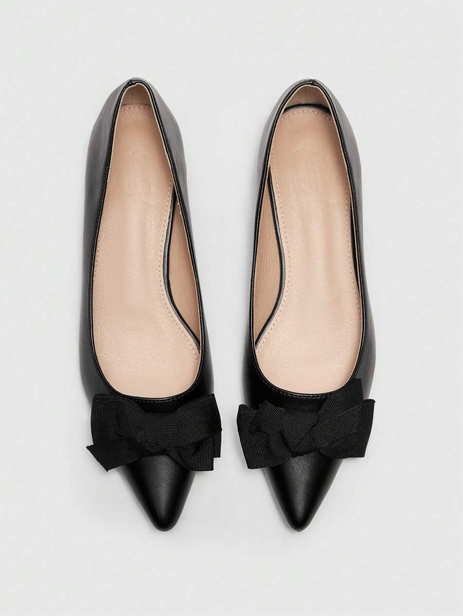 CUCCOO CHICEST Flat Casual Slip-On Shoes For Women, Simple & Fashionable For Daily Wear Spring Shoes Spring Break Easter - Black - View 1