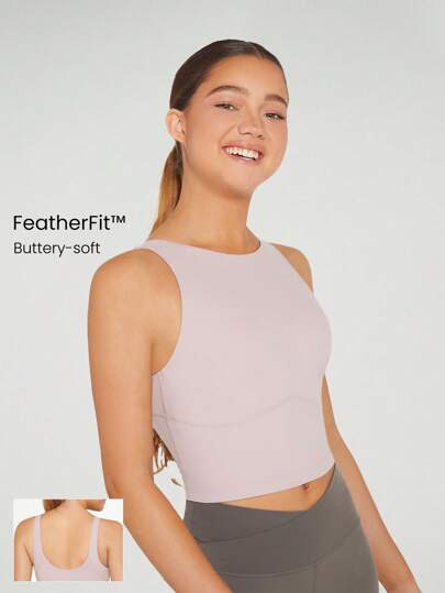 GLOWMODE Sujetador Deportivo Largo Featherfit™