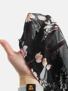 EMERY ROSE Women Floral Print Long-Length Casual Jacket