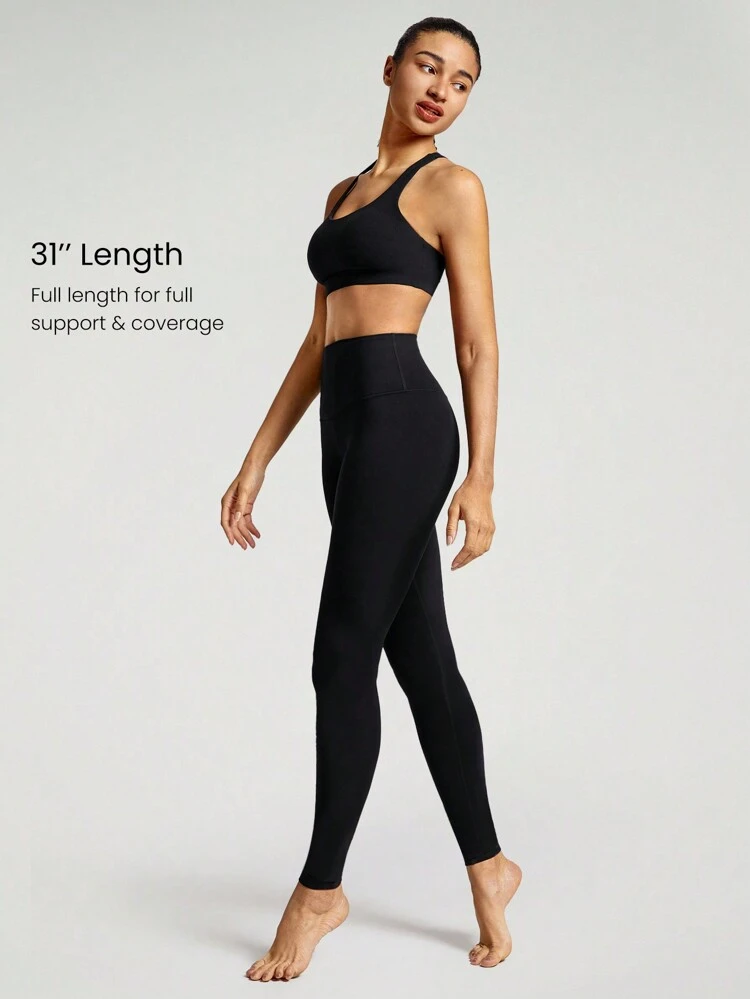 31" FeatherFit™ Wysoka talia Sztylpy Z kieszenią Nisko Joga
