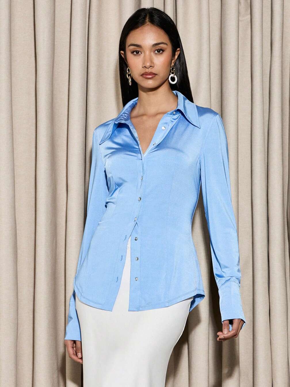 designer long sleeve dress shirts New Mens Dress Shirts Formal Solid Luxury Business Designer Long Sleeves  Shirts