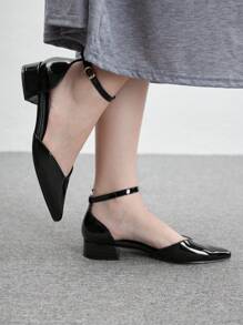 CUCCOO BIZCHIC New Pointy Toe Simple Commuting Stylish Women Shoes For Christmas Spring Shoes - Black - View 4