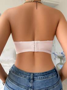 SHEIN 女士纯色简约贴身休闲文胸