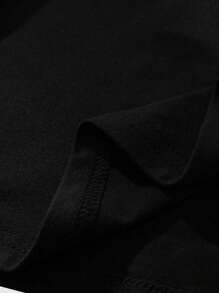 ROMWE MEN Street Life Men's Punk Pentagram Horned Hoodie Sweater Top