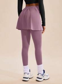 VARSITIE 系带衬衫和修身休闲日常女式运动紧身裤