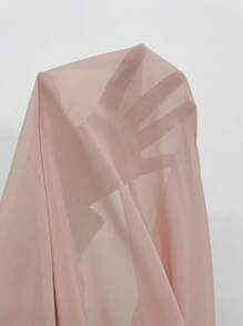 Rafferiza 女士优雅露肩雪纺衬衫，柔软光滑的哑光纯色面料，带有 3D 花卉装饰，适合日常、约会、派对、长袖上衣 - 粉色 - 查看 8