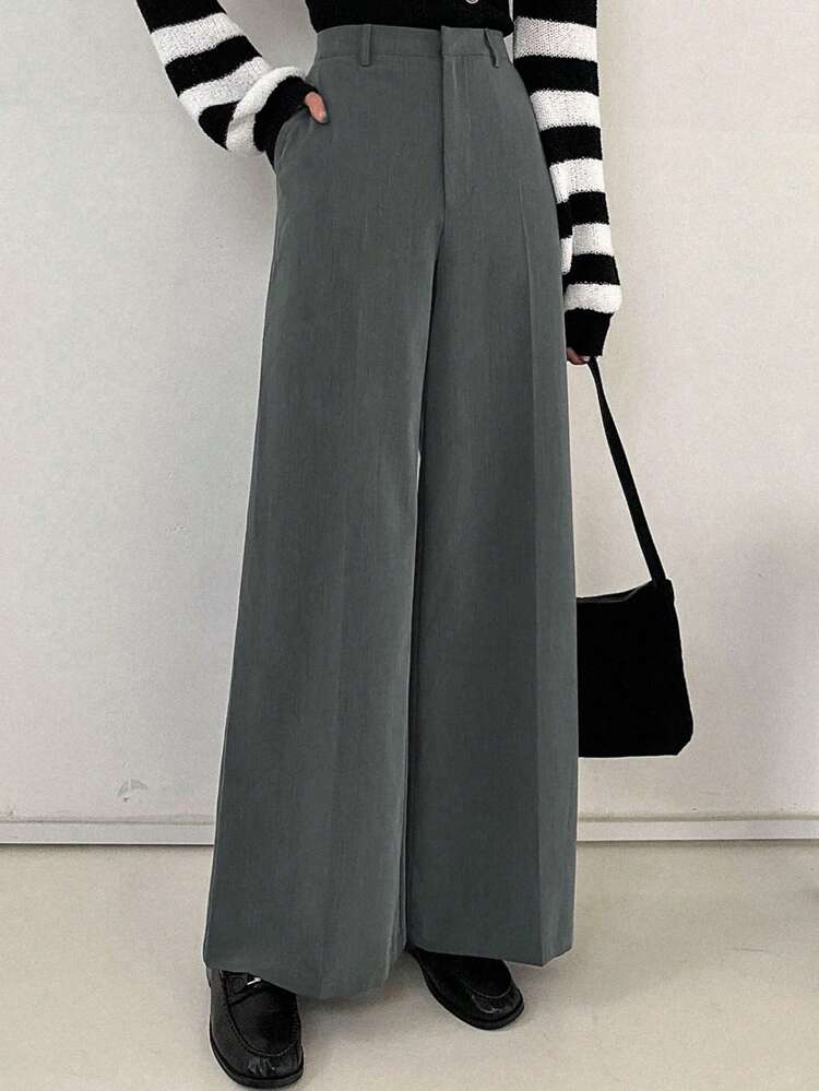 Women's Business Casual Pants, Suitable For All Seasons Wide Pants Pants For Women, Women Pants, Back To School