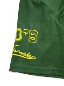 Men's Crew Neck Short Sleeve Numeric Print Casual Sports Top