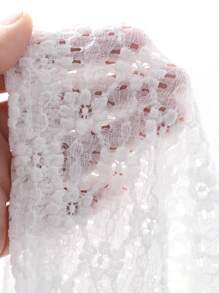 FRIFUL 1 件女式白色纹理 T 恤，撞色饰边，甜美短袖 T 恤，适合夏季可爱上衣 - 白色 - 查看 4