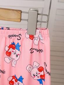 Pijama con diseño de corazones lindo para niñas - Multicolor - Ver 7
