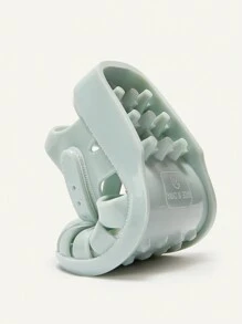 Cozy Pixies 1 双心形时尚百搭可爱绿色婴儿水晶公主鞋，舒适柔软沙滩凉鞋 - 綠色 - 查看 7
