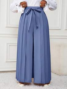SHEIN Lady Spring And Summer Autumn And Winter Elegant Champagne Woven Pleated Long Plus Size Pants Fall Women Clothes Winter Clothes For Women