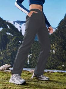 In My Nature Women's Waterproof Casual Outdoor Multi-Pocket Hiking Pants - Dark Grey - View 6