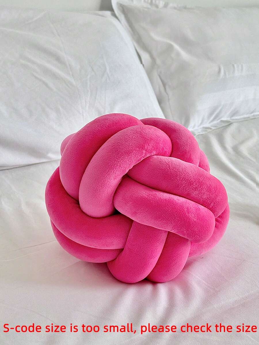 1 chiếc gối trang trí hình bát giác đa năng màu trơn cho ghế sofa, bàn cà phê, đầu giường phòng ngủ - Màu Hồng Tươi - Xem 1