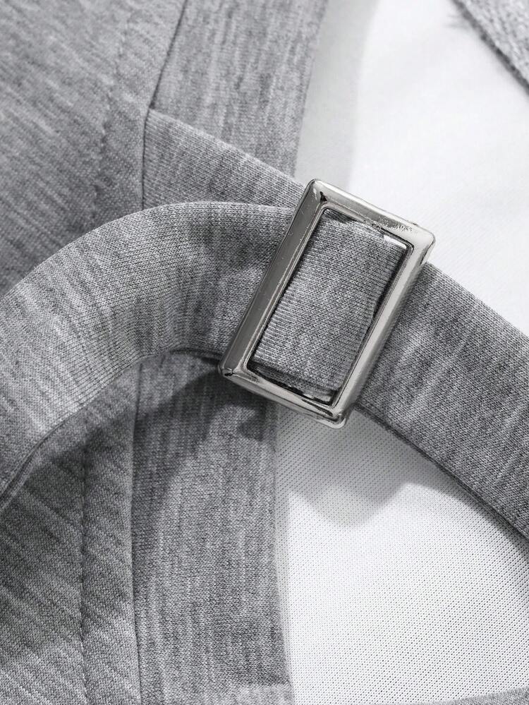 Women's Casual V-Neck Lace-Up Short Sleeve Loose T-Shirt, Simple & Stylish Design Business Casual Woman