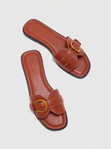 CUCCOO BIZCHIC Women Fashion Flat Sandals, Casual Daily Wear For Summer