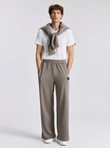 Ontre Quần nỉ trơn đa năng thường ngày cho nam - Màu nâu  Mocha - Xem 1