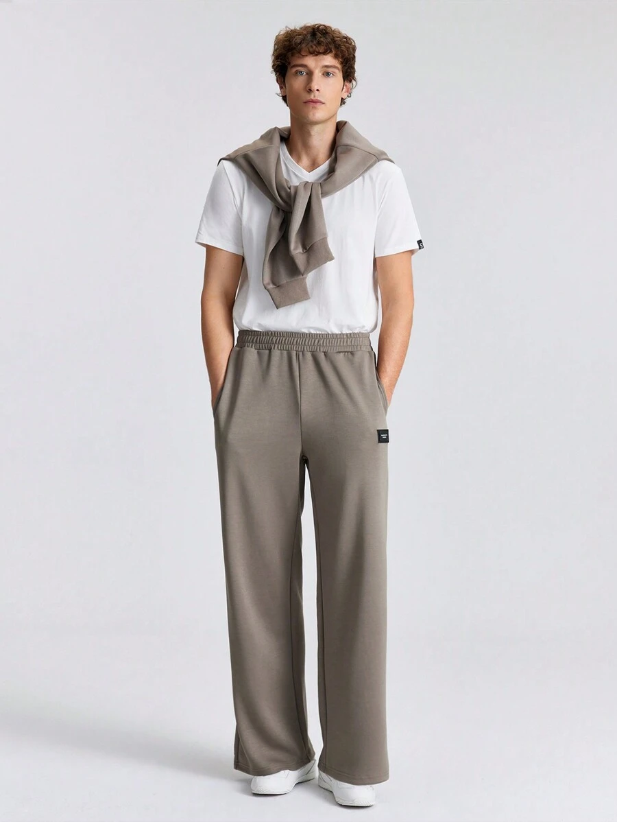 Ontre Quần nỉ trơn đa năng thường ngày cho nam - Màu nâu  Mocha - Xem 1