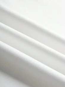 INAWLY 大码圆领短袖字母印花休闲 T 恤 - 彩色 - 查看 3