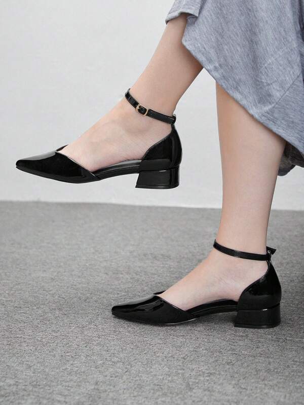 CUCCOO BIZCHIC Nuevos zapatos para mujer de punta afilada, simples, elegantes y apropiados para ir a trabajar