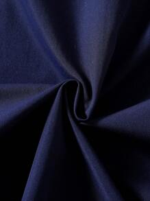 SHEIN 2pcs/Set Tween Boy Traditional Luxury Noble Retro Style Gold Foil Long Sleeve Shirt And Pants - Royal Blue - View 6