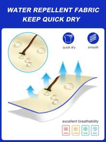 Manfinity Swimmode Men Coconut Tree Print Letter Patch Detail Drawstring Waist Swim Trunks,Hawaiian - Apricot - View 6