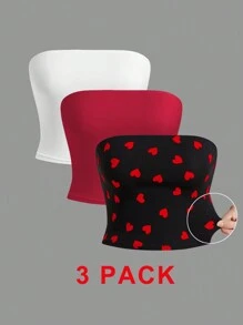 Solflare Plus Size Women Summer Minimalist Fitted Tube Top, Casual Daily Wear