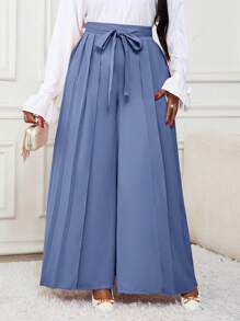 SHEIN Lady Spring And Summer Autumn And Winter Elegant Champagne Woven Pleated Long Plus Size Pants Fall Women Clothes Winter Clothes For Women