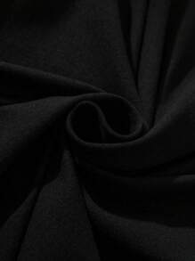 ROMWE MEN Street Life Men's Punk Pentagram Horned Hoodie Sweater Top