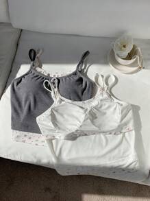 Comfortcana 女士碎花拼布吊带背心 - 彩色 - 查看 5