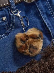 ROMWE J-Fashion Y2K Streetwear Rhinestone Skull & Star Pattern Distressed Sexy Mini Skirt With Belt For Women - Blue - View 2